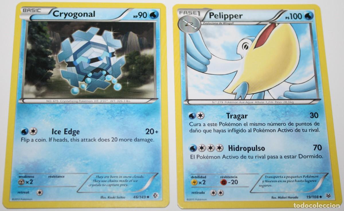 Trading Cards: Cartas Pok&eacute;mon Pelipper Cryonal