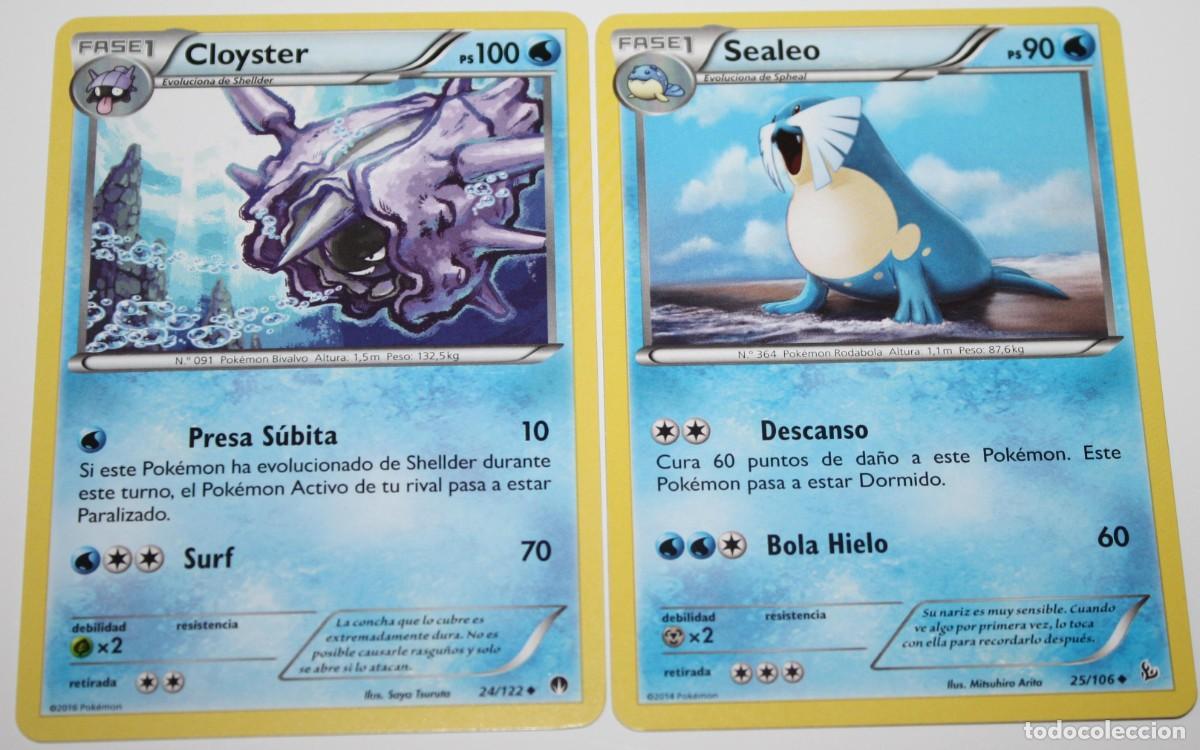 Trading Cards: Cartas Pok&eacute;mon Sealeo Cloyster