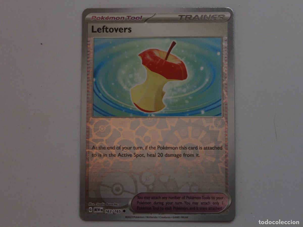 Trading Cards: Pok&eacute;mon TCG Leftovers Reverse Holo 163/165 Scarlet & Violet 151 MEW EN