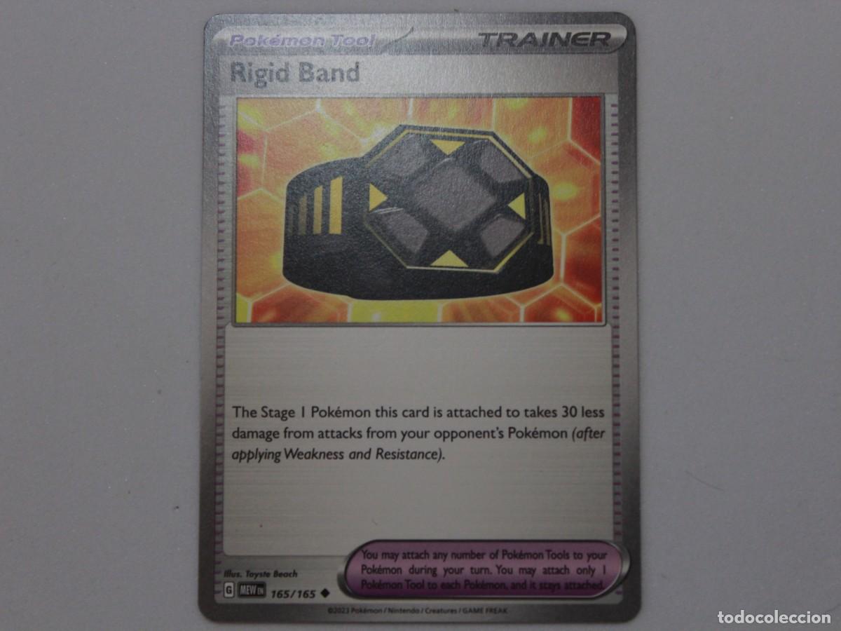 Trading Cards: Pok&eacute;mon TCG Rigid Band Reverse Holo 165/165 Scarlet & Violet 151 MEW EN