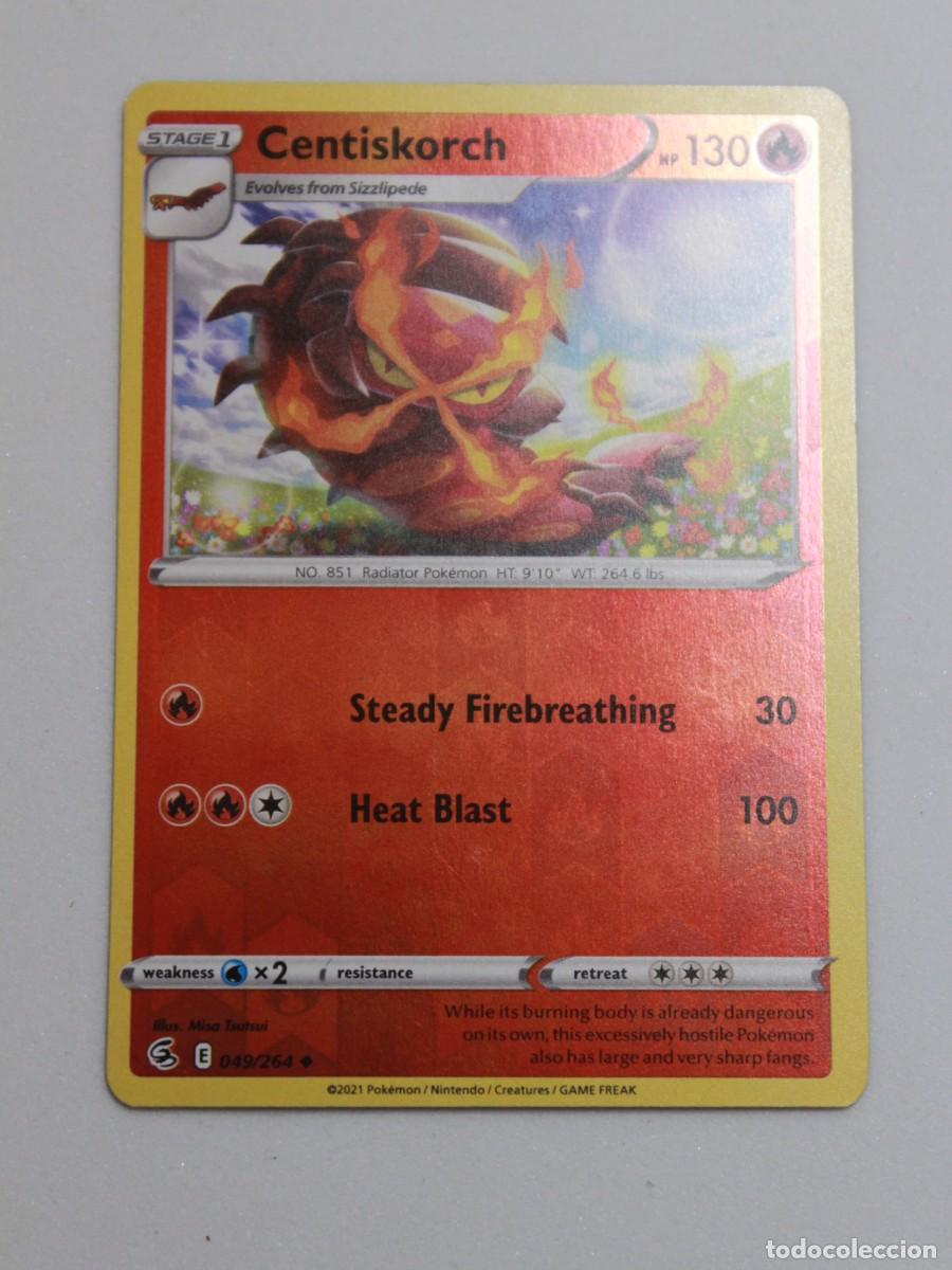 Trading Cards: Pok&eacute;mon TCG Centiskorch 049/264 Fusion Strike EN