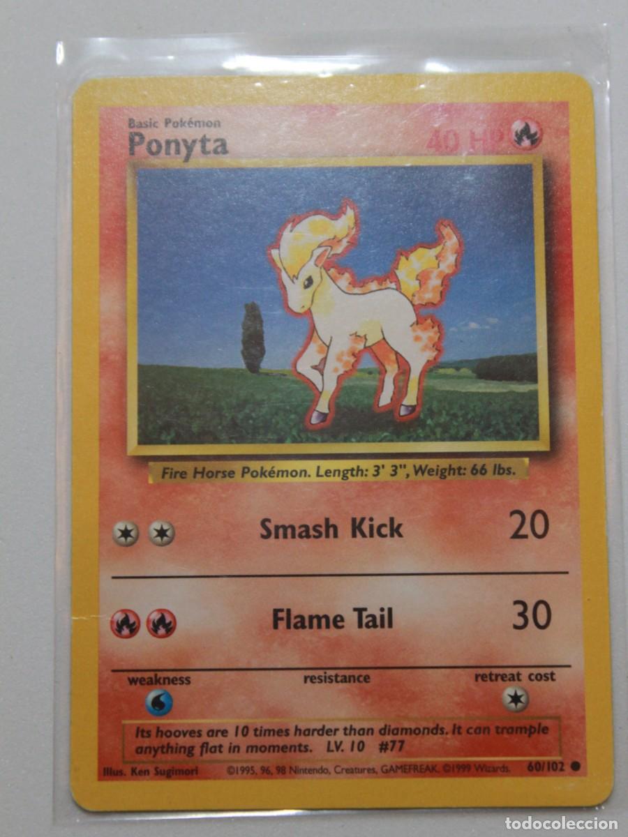 Trading Cards: Pok&eacute;mon TCG Ponyta Base Set 60/102 Unlimited EN