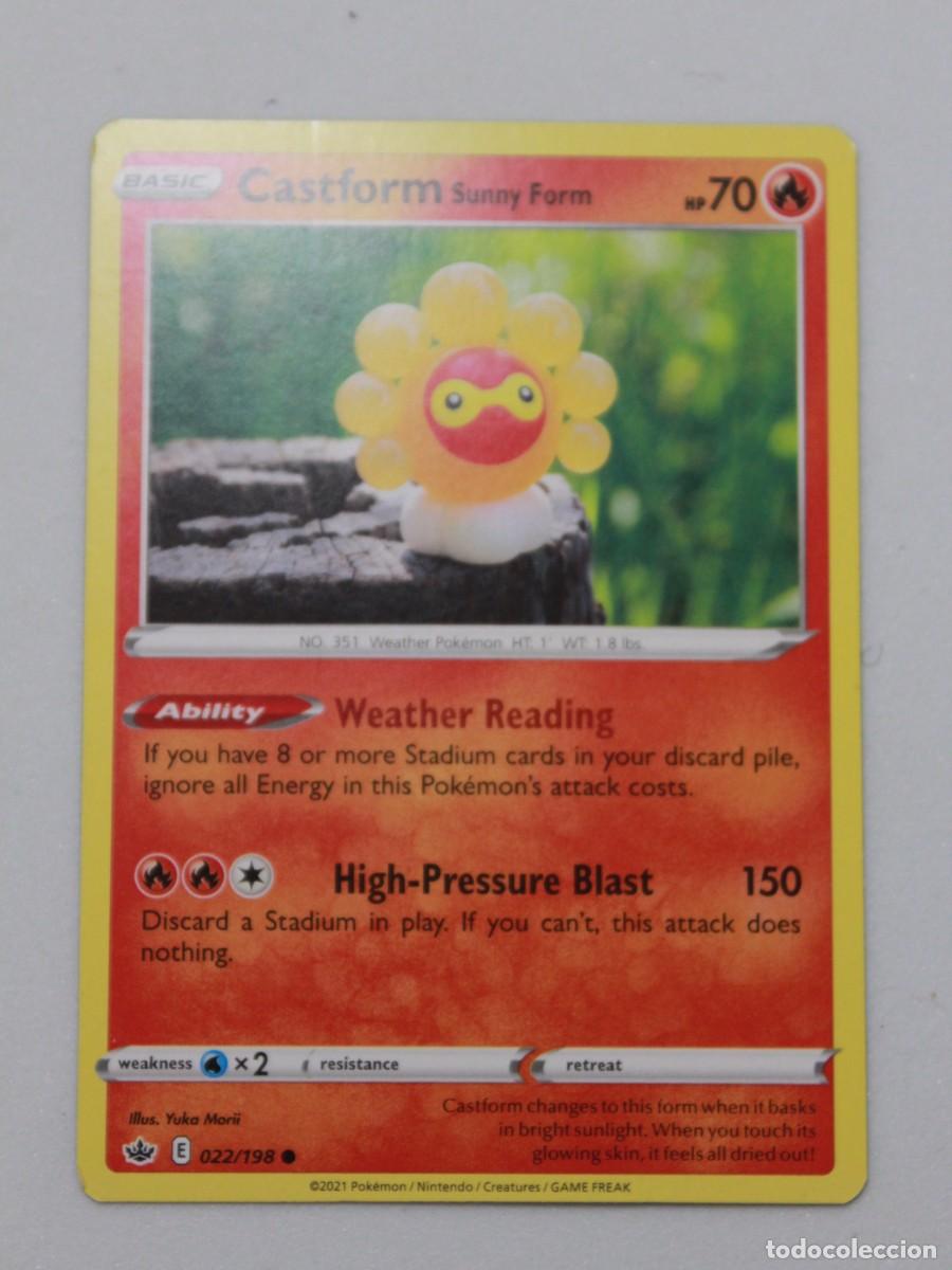 Trading Cards: Pok&eacute;mon TCG Castform Sunny Form 022/198 Chilling Reign EN