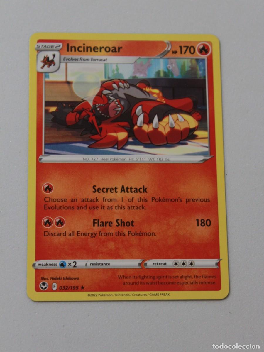 Trading Cards: Pok&eacute;mon TCG Incineroar 032/195 Silver Tempest EN