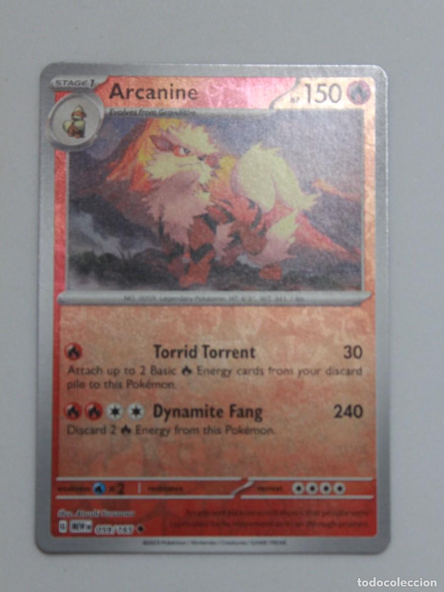 Trading Cards: Pok&eacute;mon TCG Arcanine Reverse Holo 059/165 Pok&eacute;mon 151 EN