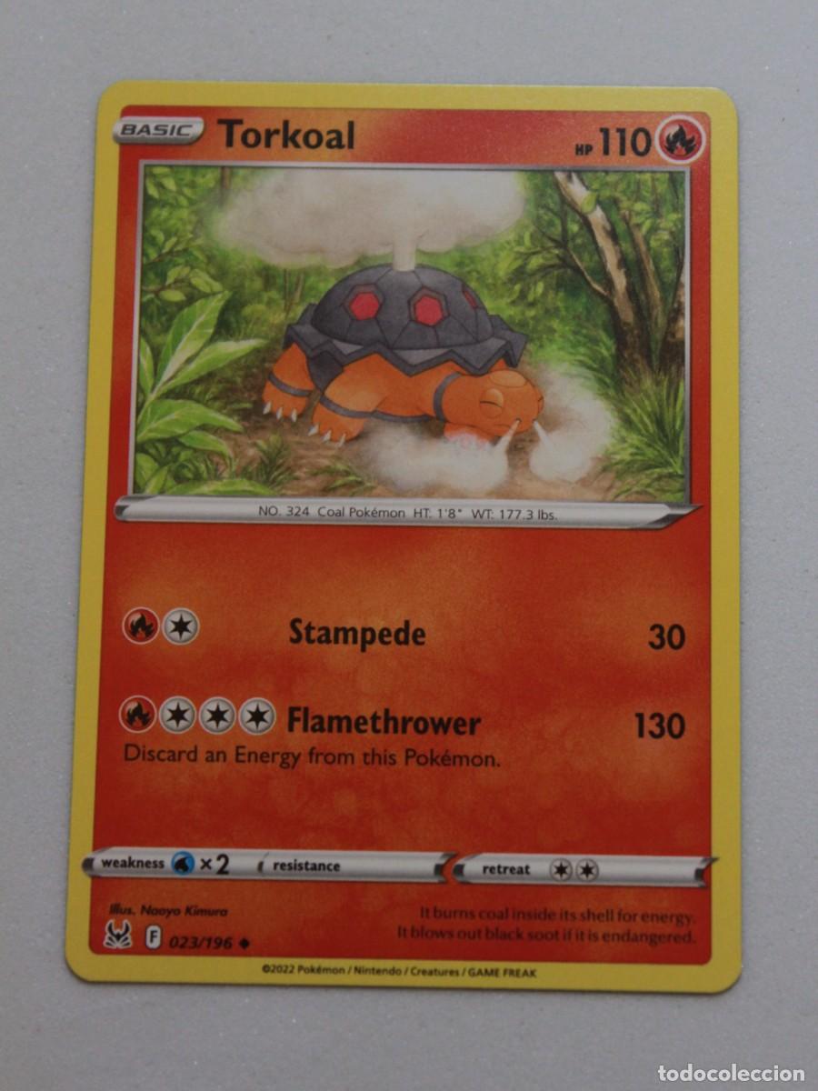Trading Cards: Pok&eacute;mon TCG Torkoal 023/196 Lost Origin EN