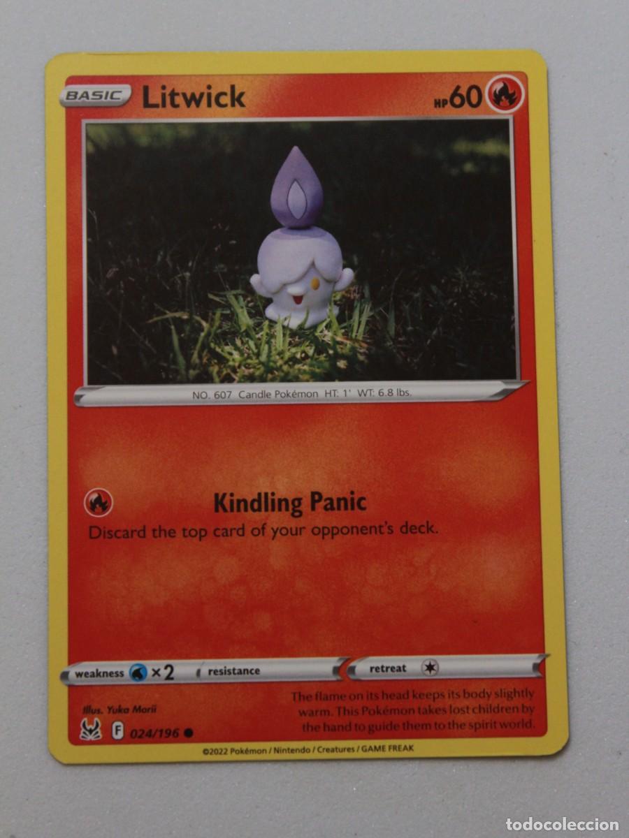 Trading Cards: Pok&eacute;mon TCG Litwick 024/196 Lost Origin EN