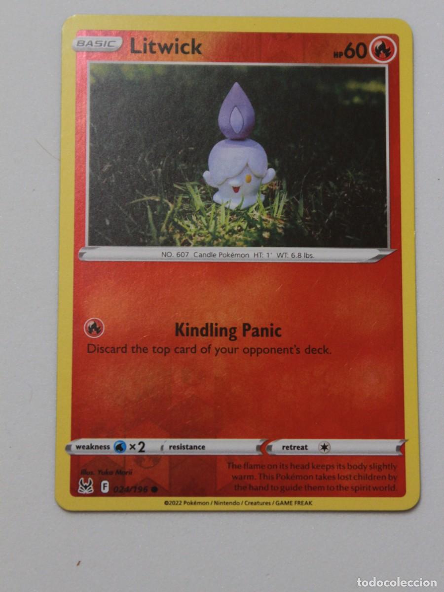 Trading Cards: Pok&eacute;mon TCG Litwick Reverse Holo 024/196 Lost Origin EN