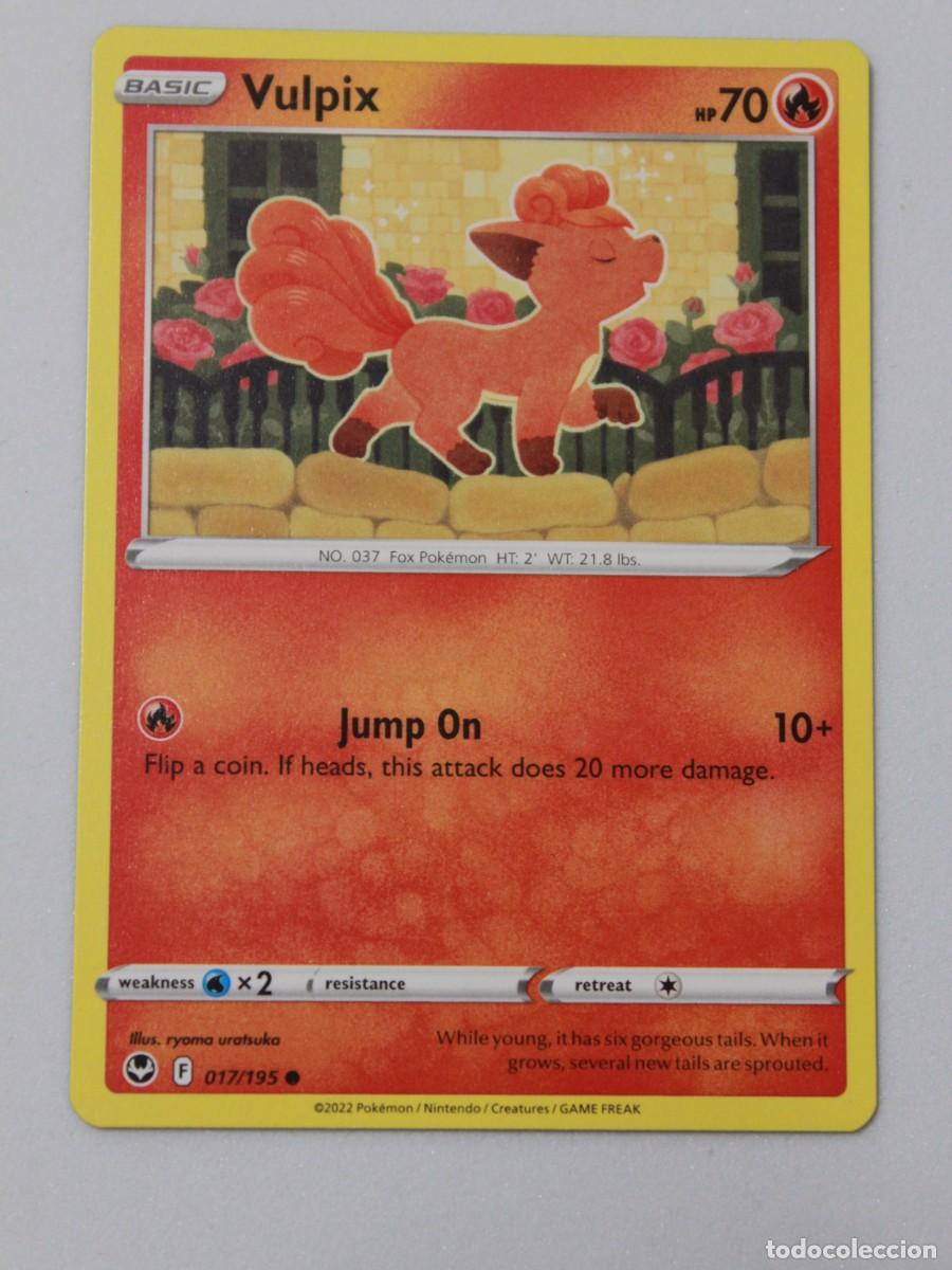 Trading Cards: Pok&eacute;mon TCG Vulpix 017/195 Silver Tempest EN