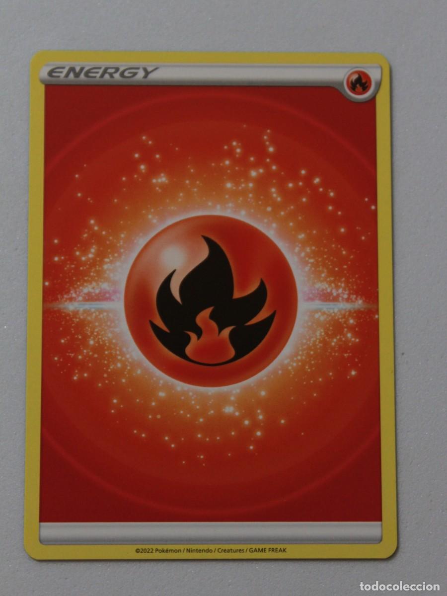Trading Cards: Pok&eacute;mon TCG Energ&iacute;a Fuego b&aacute;sica EN