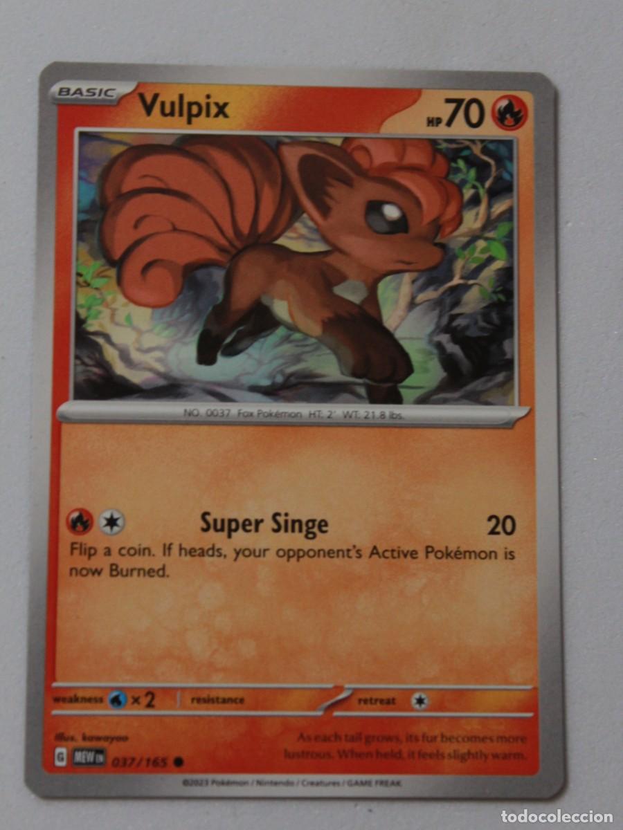 Trading Cards: Pok&eacute;mon TCG Vulpix Reverse Holo 037/165 Pok&eacute;mon 151 EN