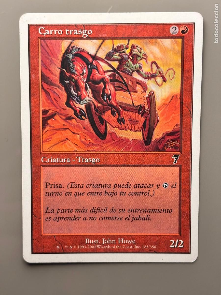 Trading Cards: MAGIC THE GATHERING - CARRO TRASGO ( S&Eacute;PTIMA EDICI&Oacute;N )