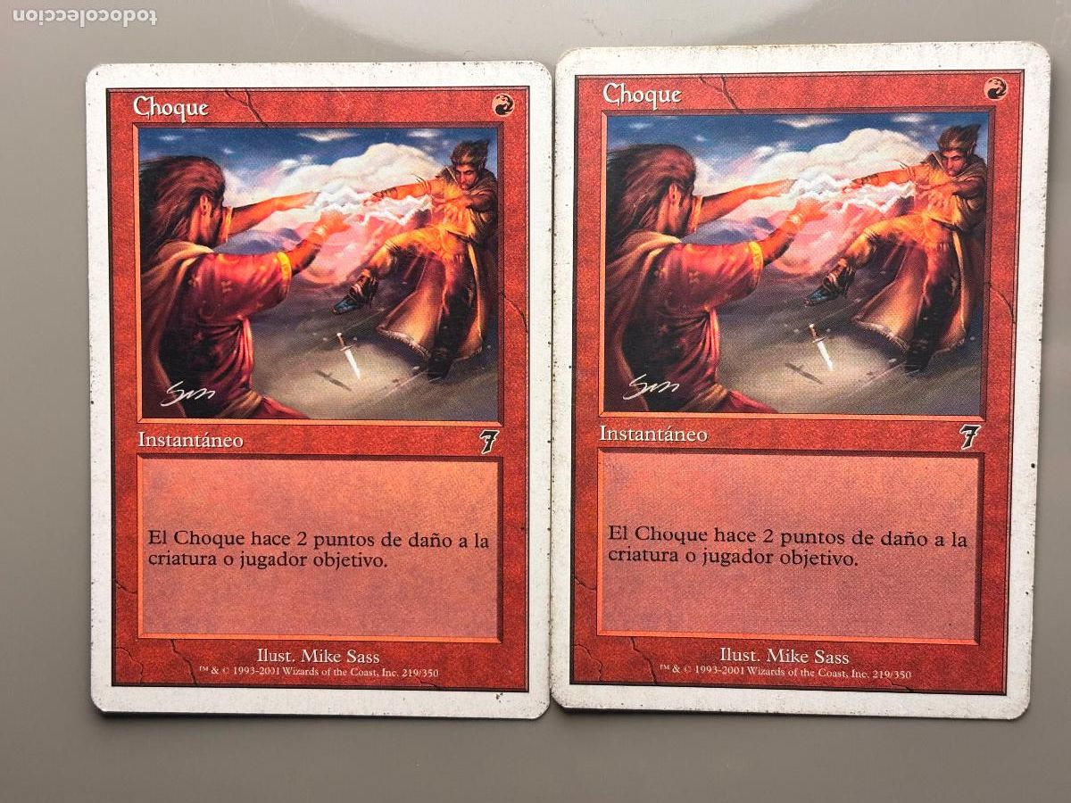 Trading Cards: MAGIC THE GATHERING - CHOQUE x 2 ( S&Eacute;PTIMA EDICI&Oacute;N )