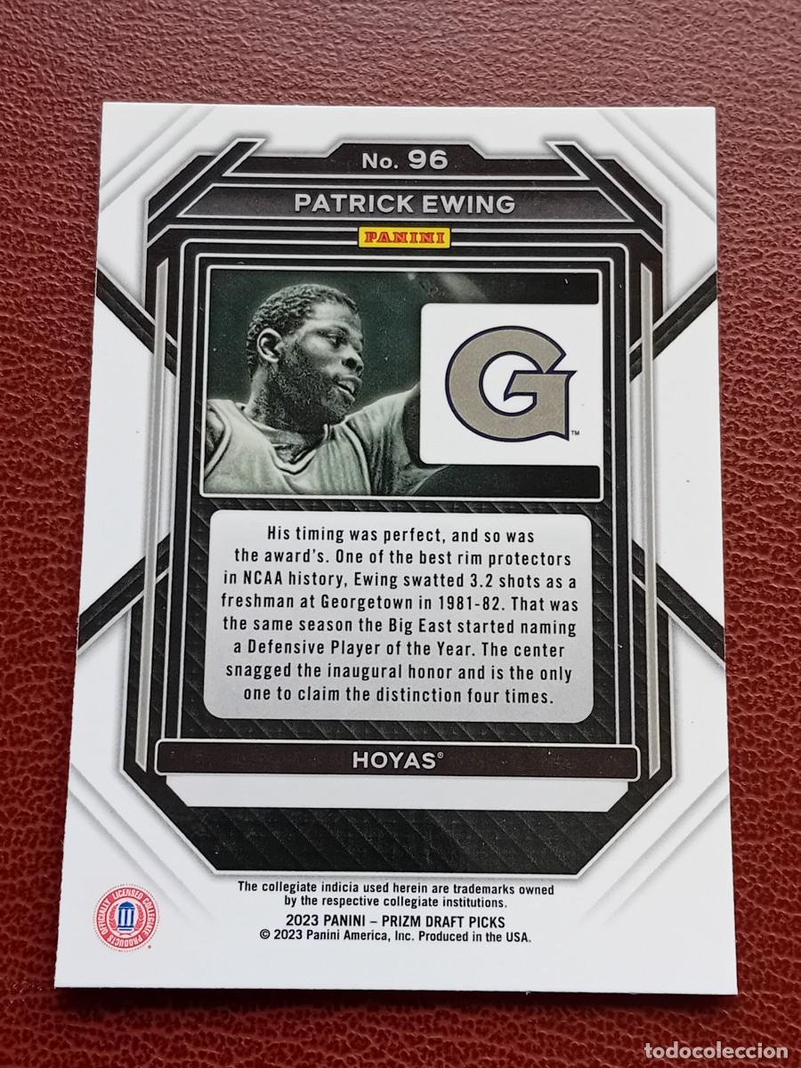 Trading cards: Card 96 Patrick Ewing Prizm Draft Picks 2023 - Foto 2
