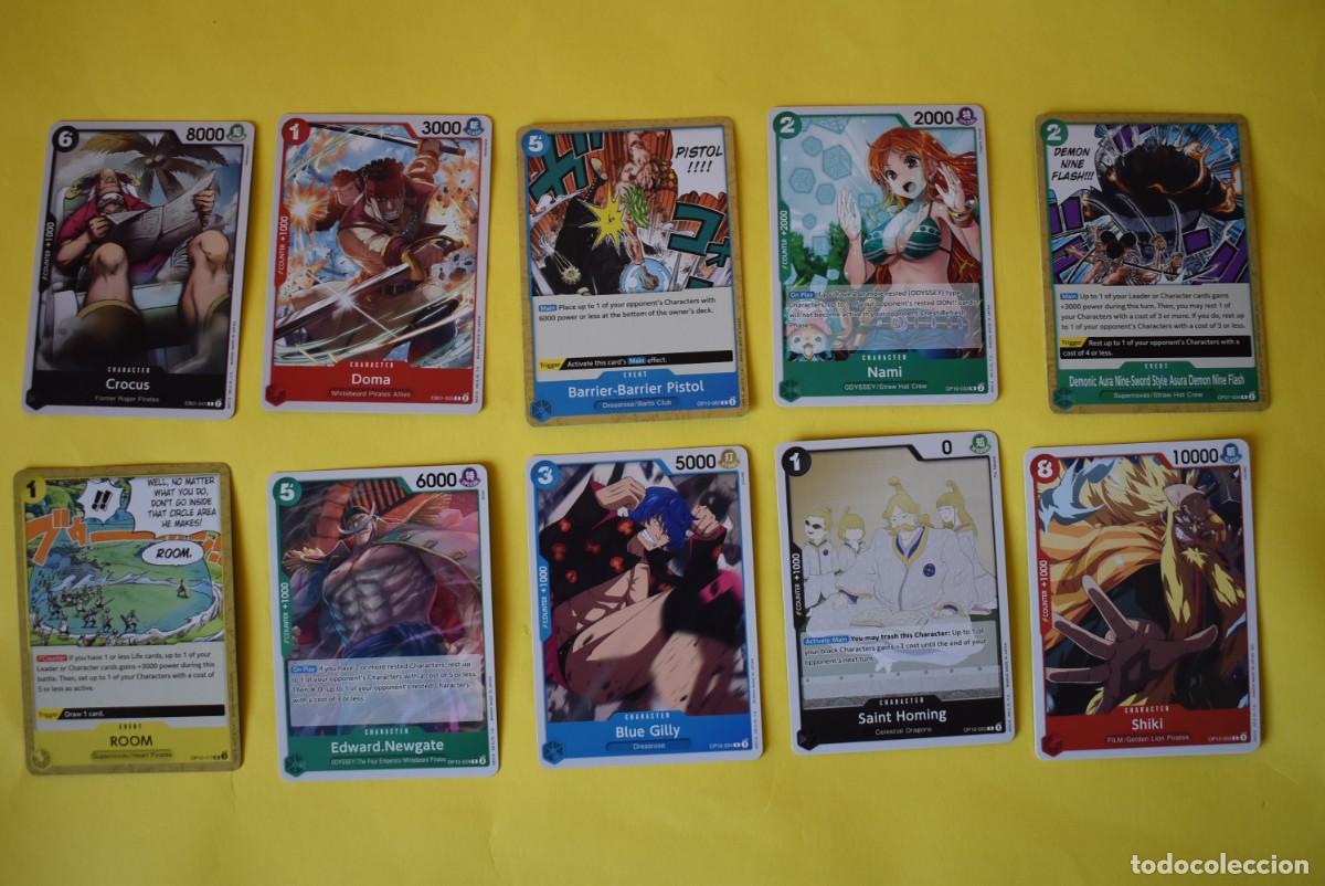 Trading Cards: Lote 10 cartas One Piece. Tradding Cards. En buen estado. Originales
