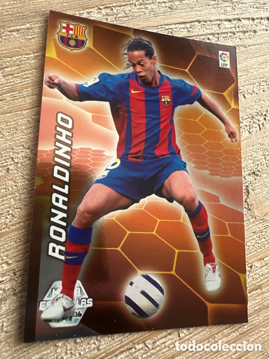 Trading Cards: RONALDINHO FC BARCELONA MEGA ESTRELLAS 386 MEGACRACKS 2005-2006 05-06 PANINI