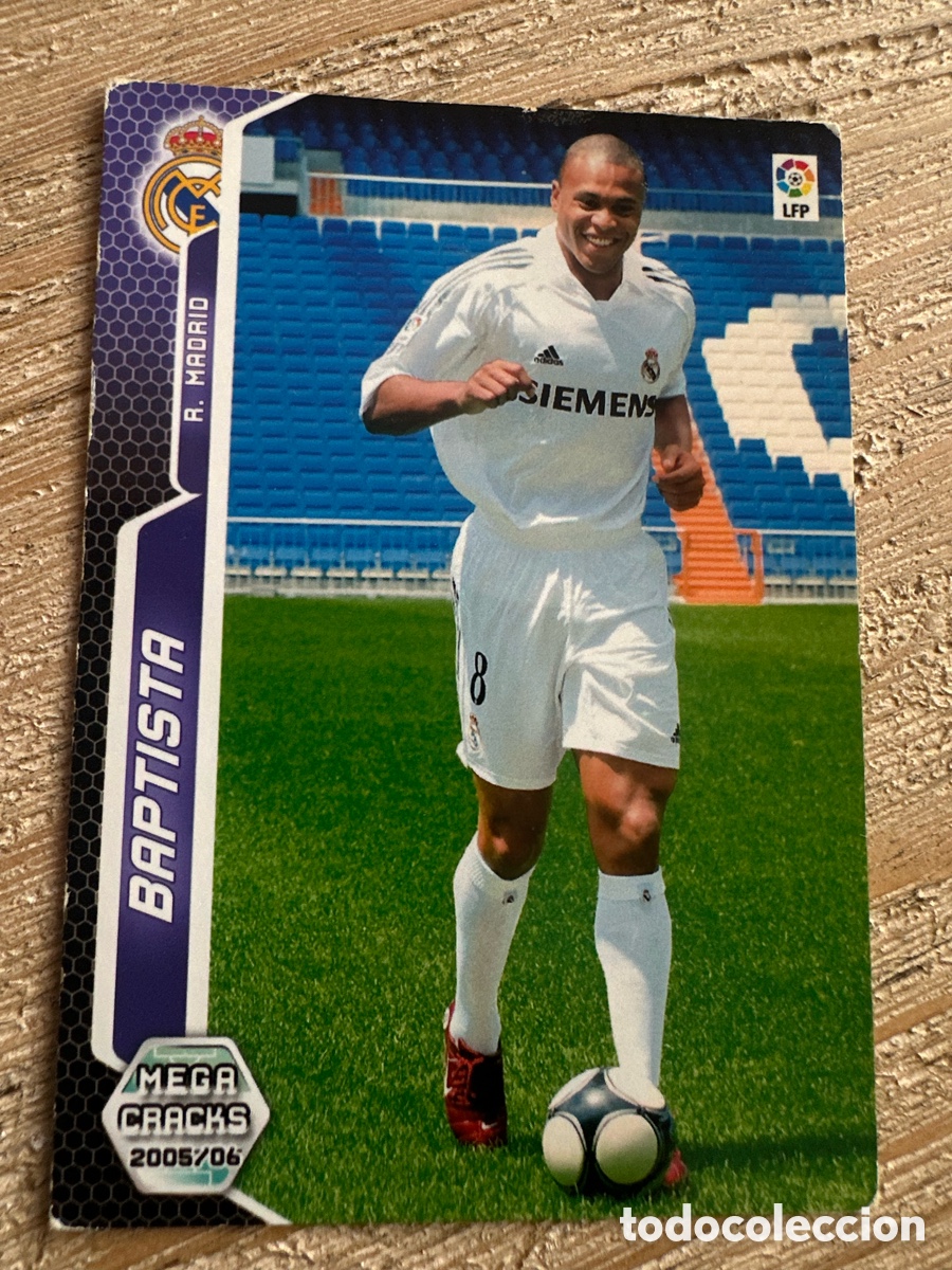 Trading Cards: BAPTISTA REAL MADRID 464 NUEVO FICHAJE MEGACRACKS 2005-2006 05-06 PANINI