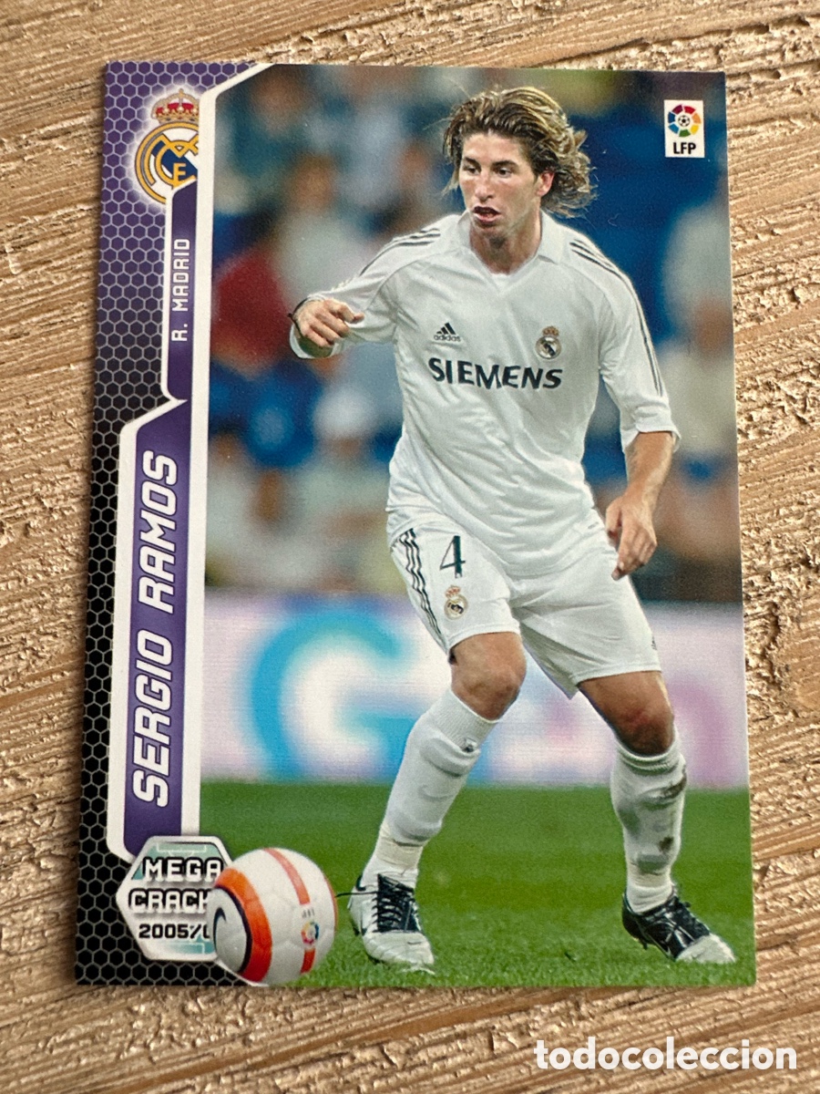 Trading Cards: SERGIO RAMOS REAL MADRID 487 NUEVO FICHAJE MEGACRACKS 2005-2006 05-06 PANINI