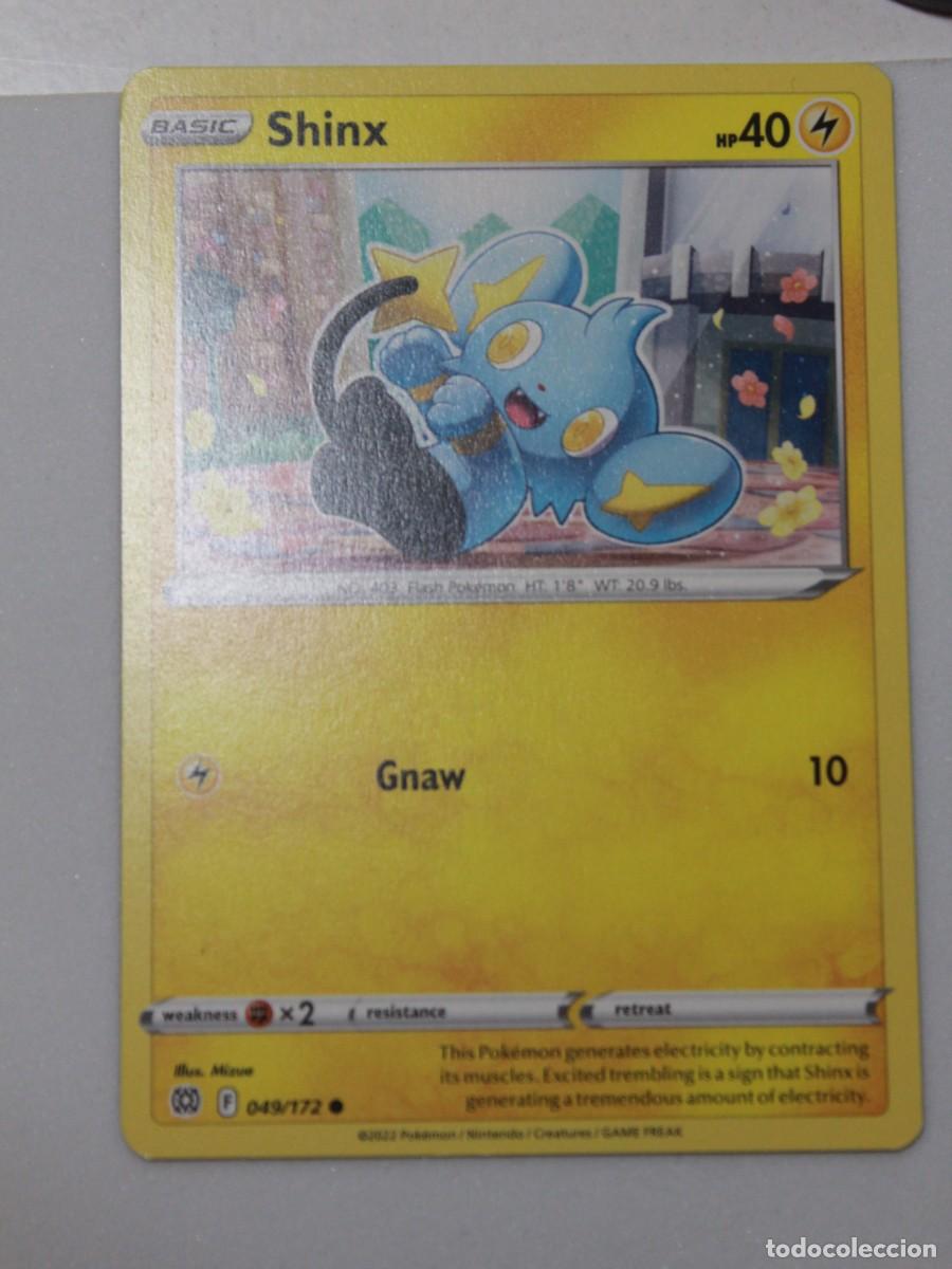 Trading Cards: Carta Pok&eacute;mon Shinx Reverse Holo 040/172 Brilliant Stars a&ntilde;o