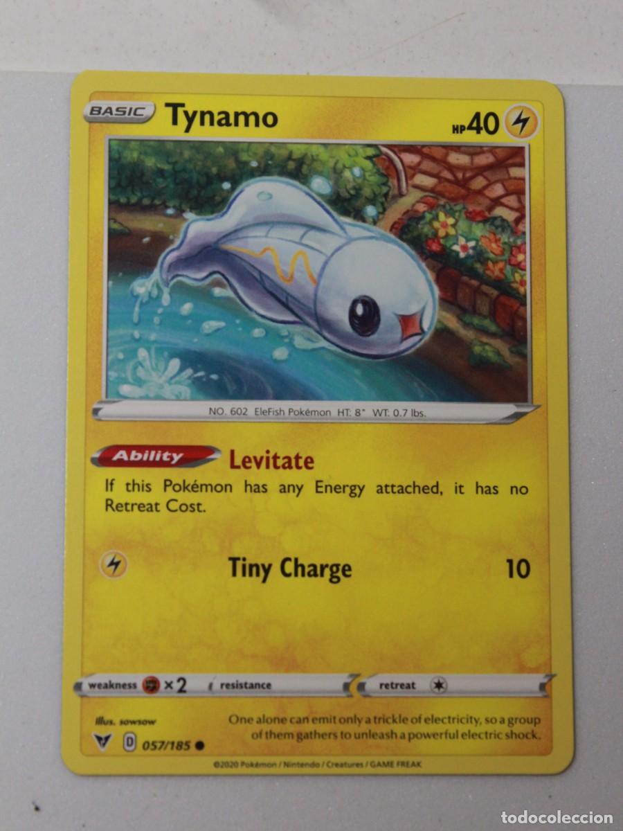Trading Cards: Carta Pok&eacute;mon Tynamo 057/185 Vivid Voltage a&ntilde;o