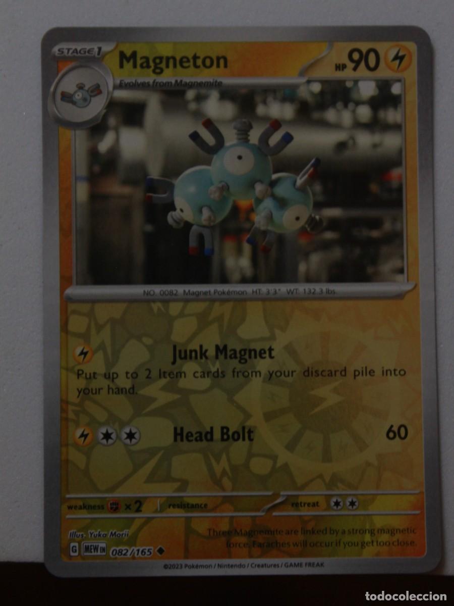 Trading Cards: Carta Pok&eacute;mon Magneton Reverse Holo 082/165 Scarlet & Violet 151 a&ntilde;o