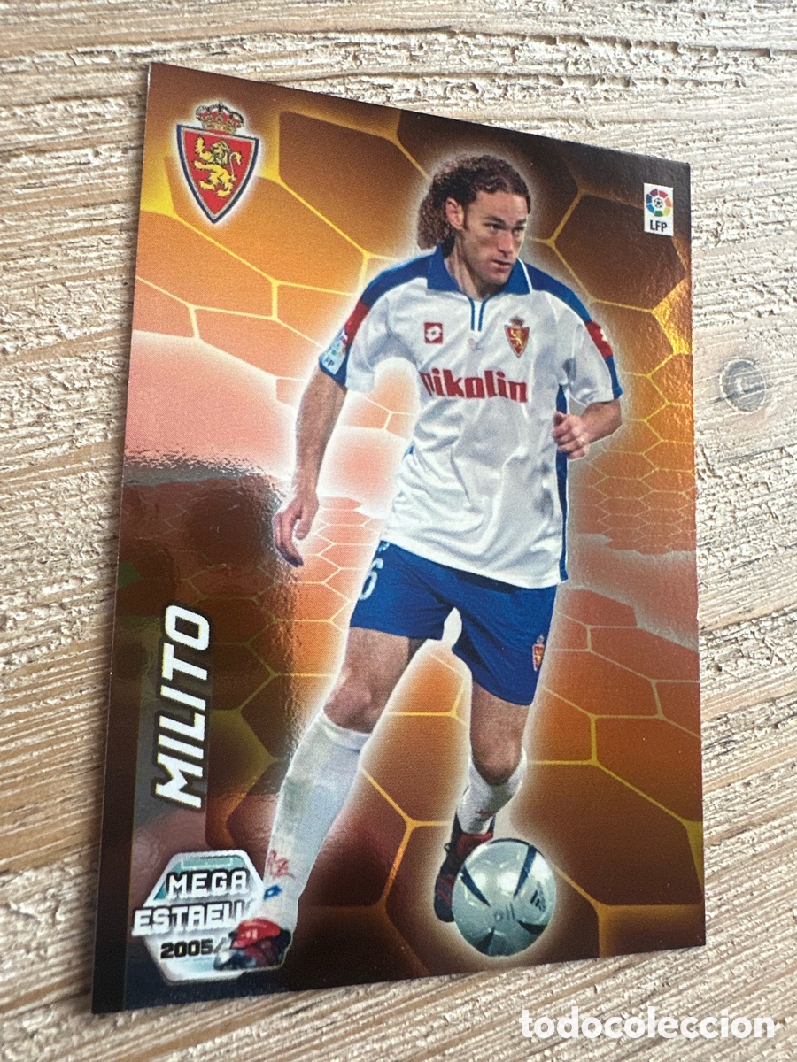 Trading Cards: MILITO REAL ZARAGOZA MEGA ESTRELLAS 367 MEGACRACKS 2005-2006 05-06 PANINI