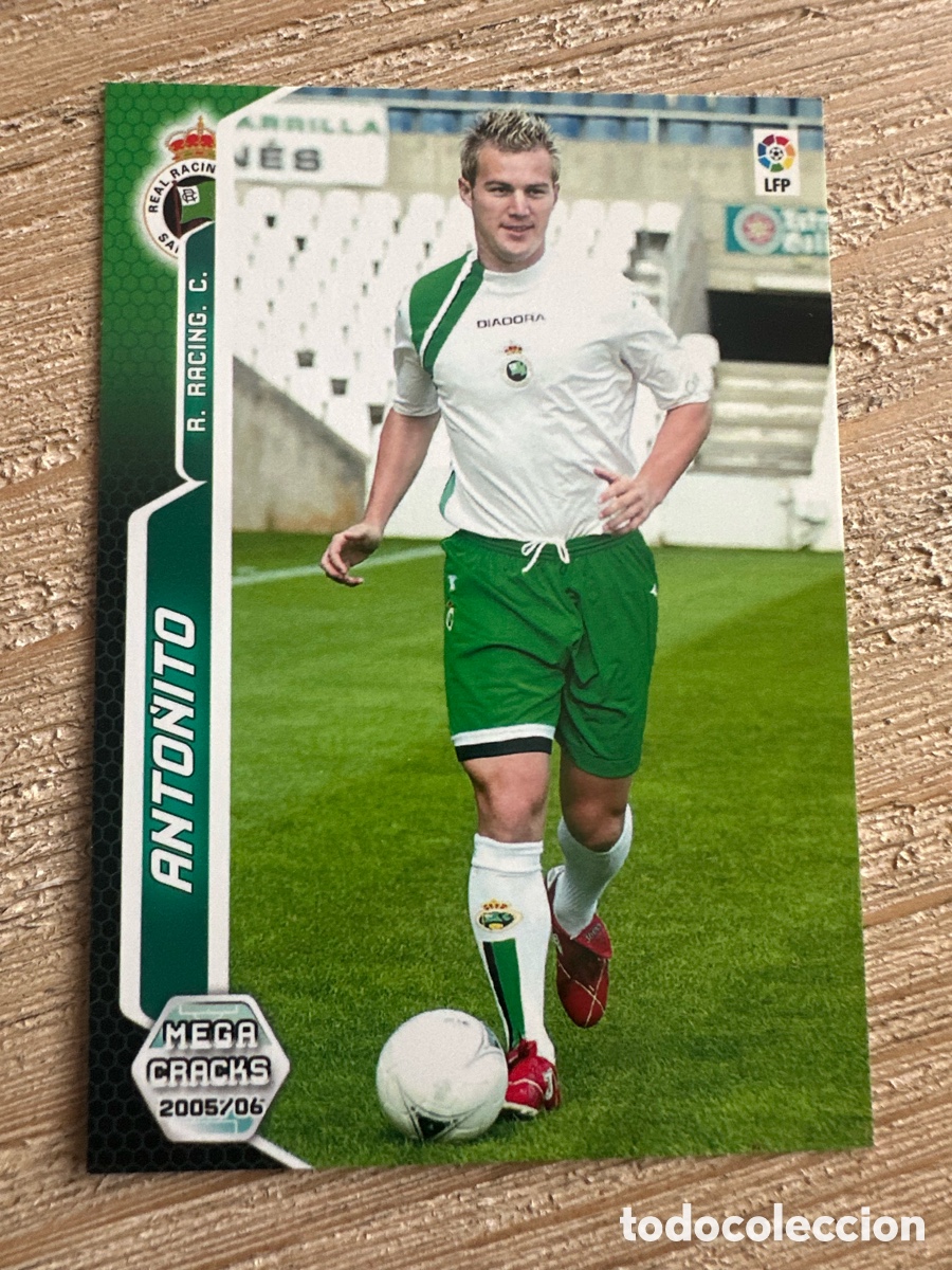 Trading Cards: ANTO&Ntilde;ITO RACING DE SANTANDER 483 NUEVO FICHAJE MEGACRACKS 2005-2006 05-06 PANINI
