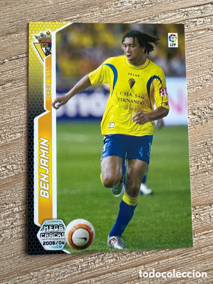 Trading Cards: BENJAMIN CADIZ 485 NUEVO FICHAJE MEGACRACKS 2005-2006 05-06 PANINI