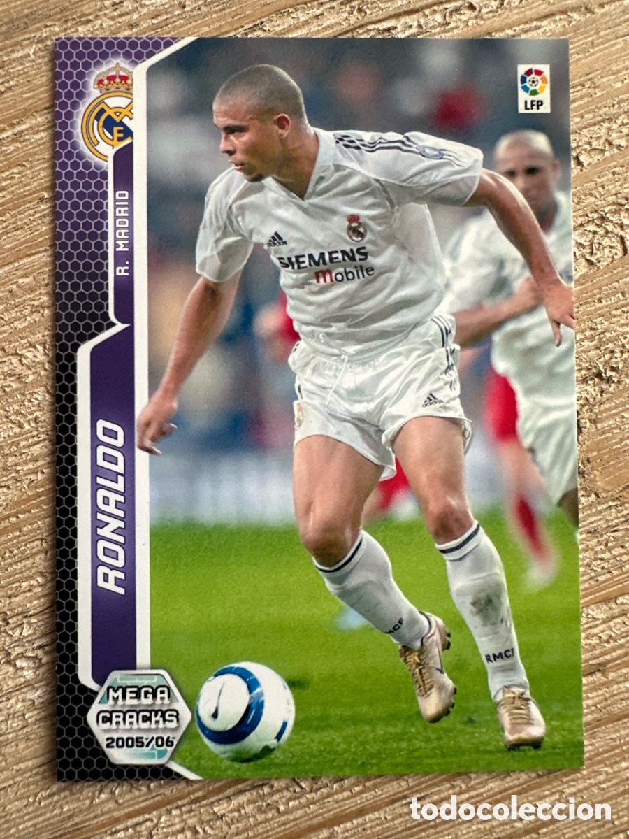 Trading Cards: RONALDO REAL MADRID 198 MEGACRACKS 2005-2006 05-06 PANINI
