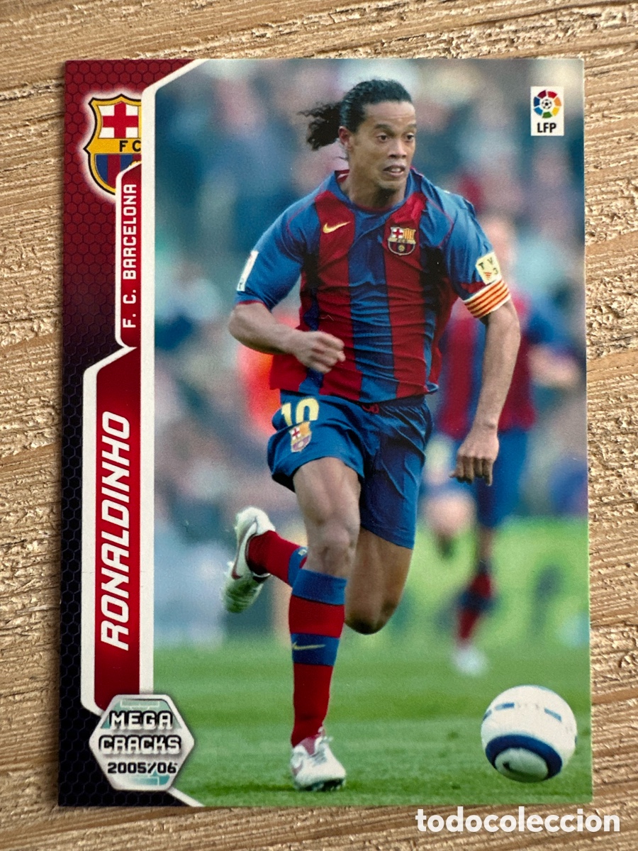 Trading Cards: RONALDINHO FC BARCELONA 69 MEGACRACKS 2005-2006 05-06 PANINI