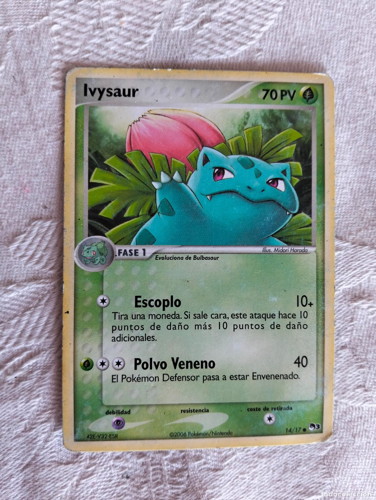 Trading Cards: Ivysaur 14/17 2006 pop3 14 carta pokemon espa&ntilde;ol