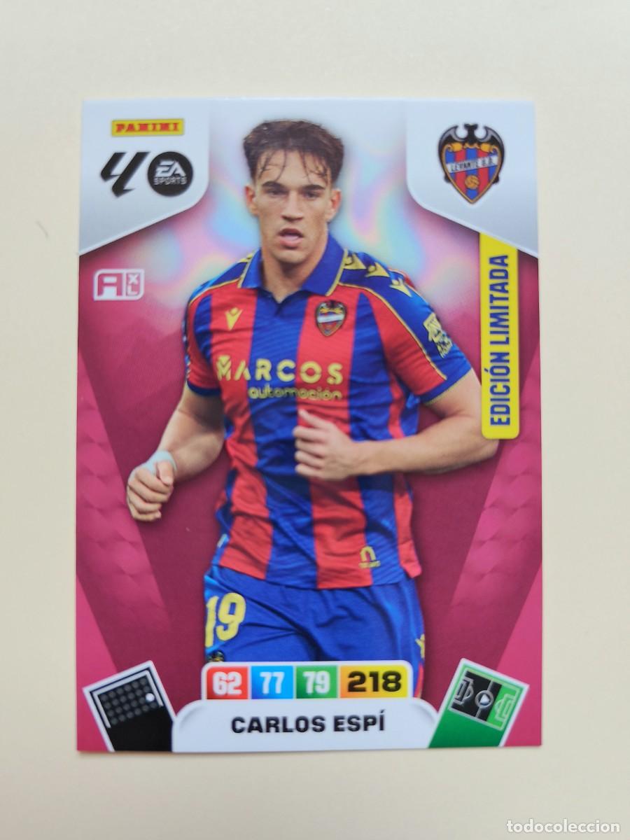 Trading Cards: Adrenalyn Liga 2023/24. Carlos Esp&iacute; - Levante. Last Moment - Edici&oacute;n Limitada. Editorial Panini