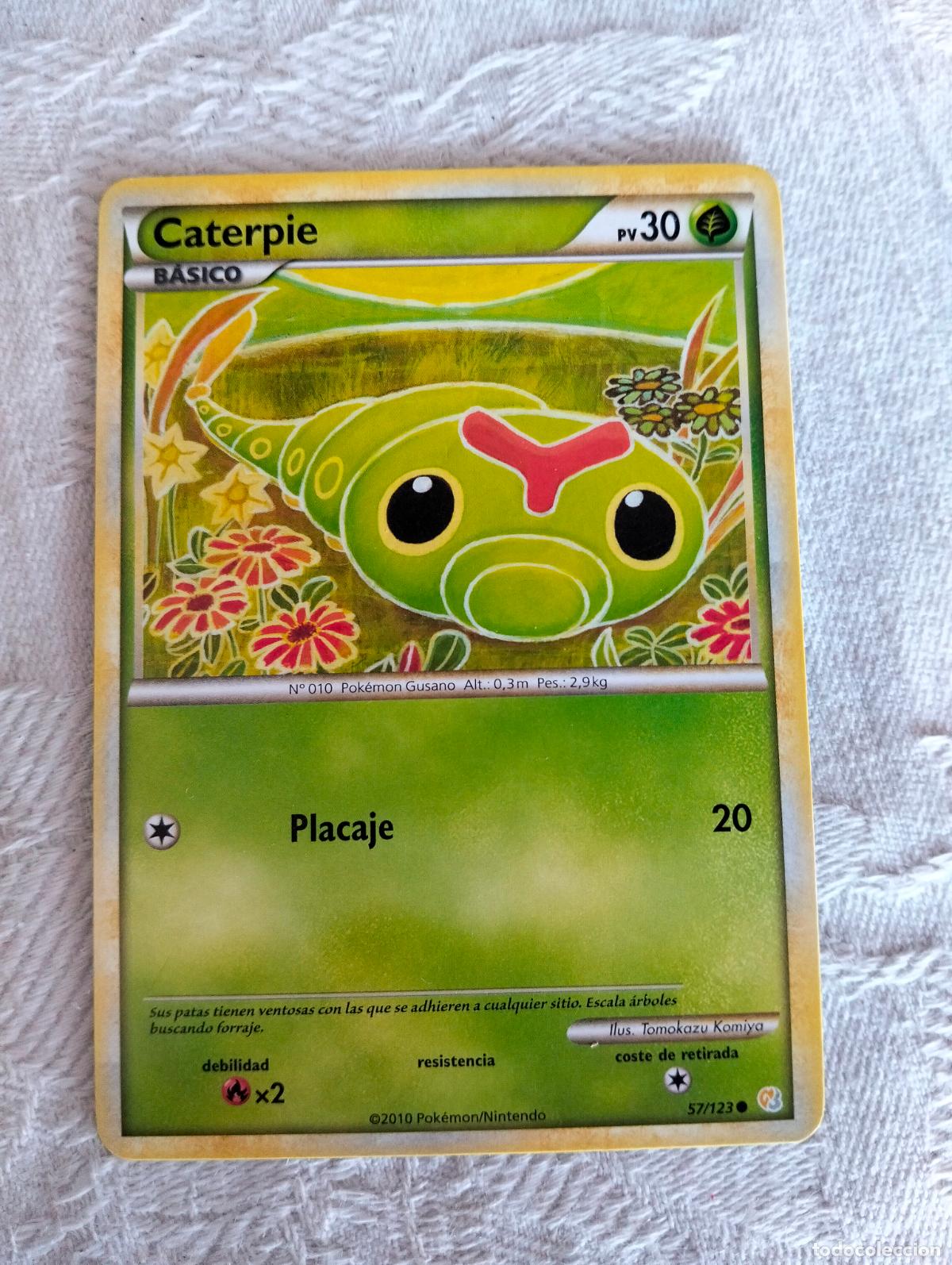 Trading Cards: Caterpie 57/123 2010 hs 57 carta pokemon espa&ntilde;ol