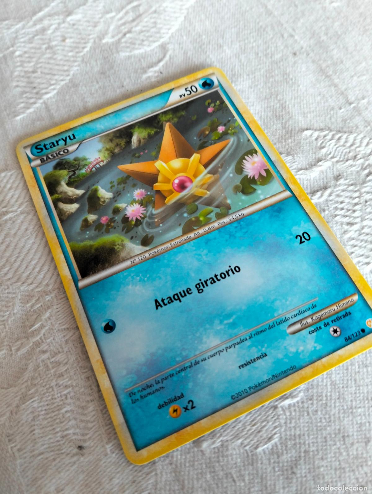 Trading Cards: Staryu 84/123 2010 hs 84 carta pokemon espa&ntilde;ol