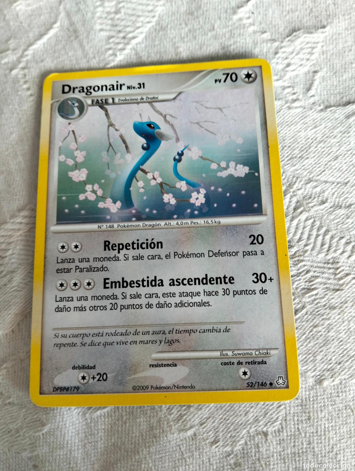 Trading Cards: Dragonair niv.31 52/146 2009 la 52 carta pokemon espa&ntilde;ol
