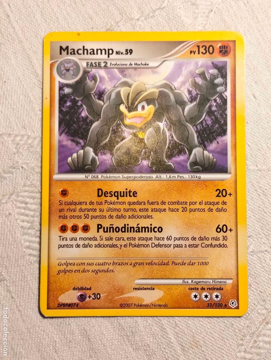 Trading Cards: Machamp niv.59 31/130 dp 31 2007 carta pokemon espa&ntilde;ol