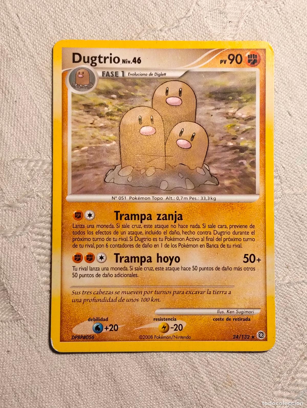 Trading Cards: Dugtrio niv.46 24/132 sw 24 2008 carta pokemon espa&ntilde;ol