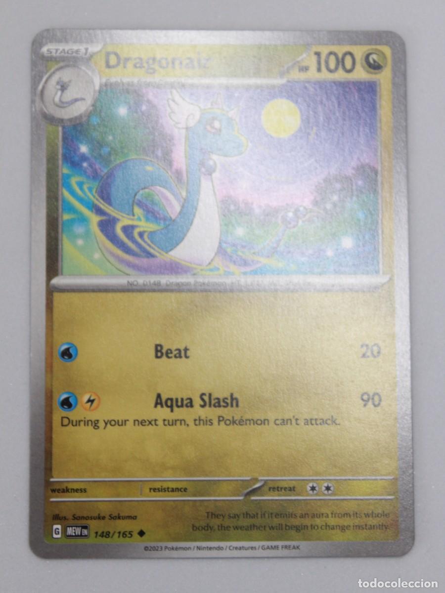 Trading Cards: Carta Pok&eacute;mon Dragonair Reverse Holo 148/165 Pok&eacute;mon 151 a&ntilde;o