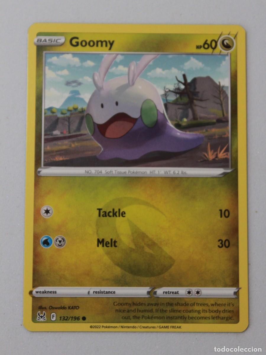 Trading Cards: Carta Pok&eacute;mon Goomy Reverse Holo 132/196 Lost Origin a&ntilde;o