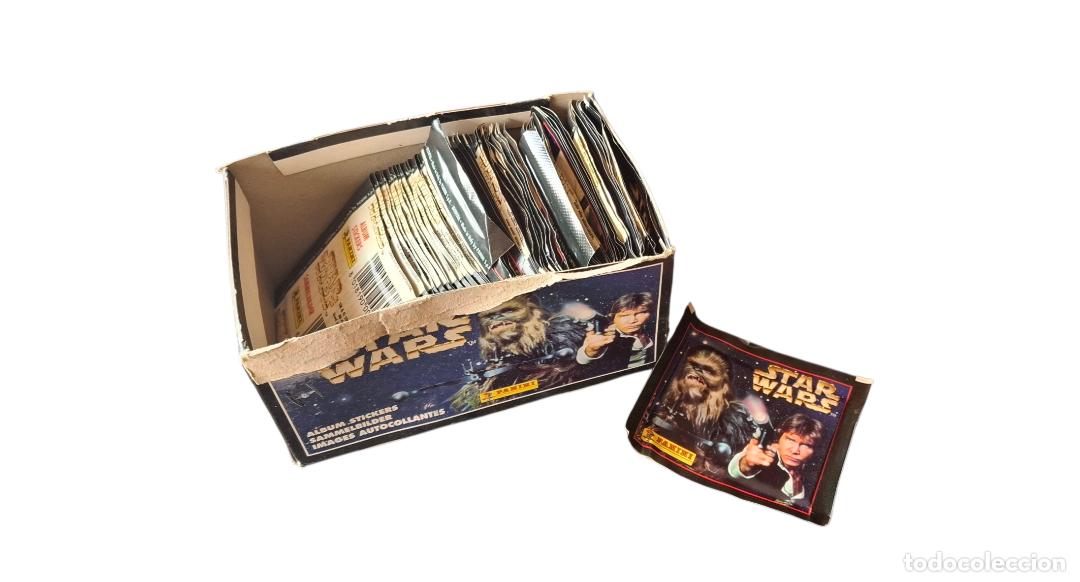 Cartes &agrave; &Eacute;changer: (TU-16)CAJA DE 59 SOBRES DE CROMOS STAR WARS (PANINI)