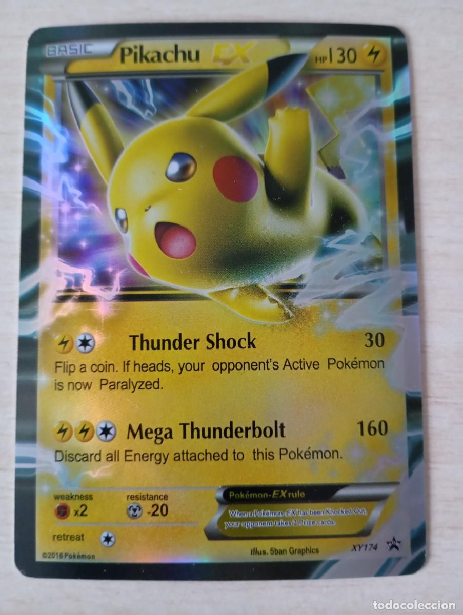 Trading cards: Carta Pok&eacute;mon Pikachu EX Proxy - Foto 1