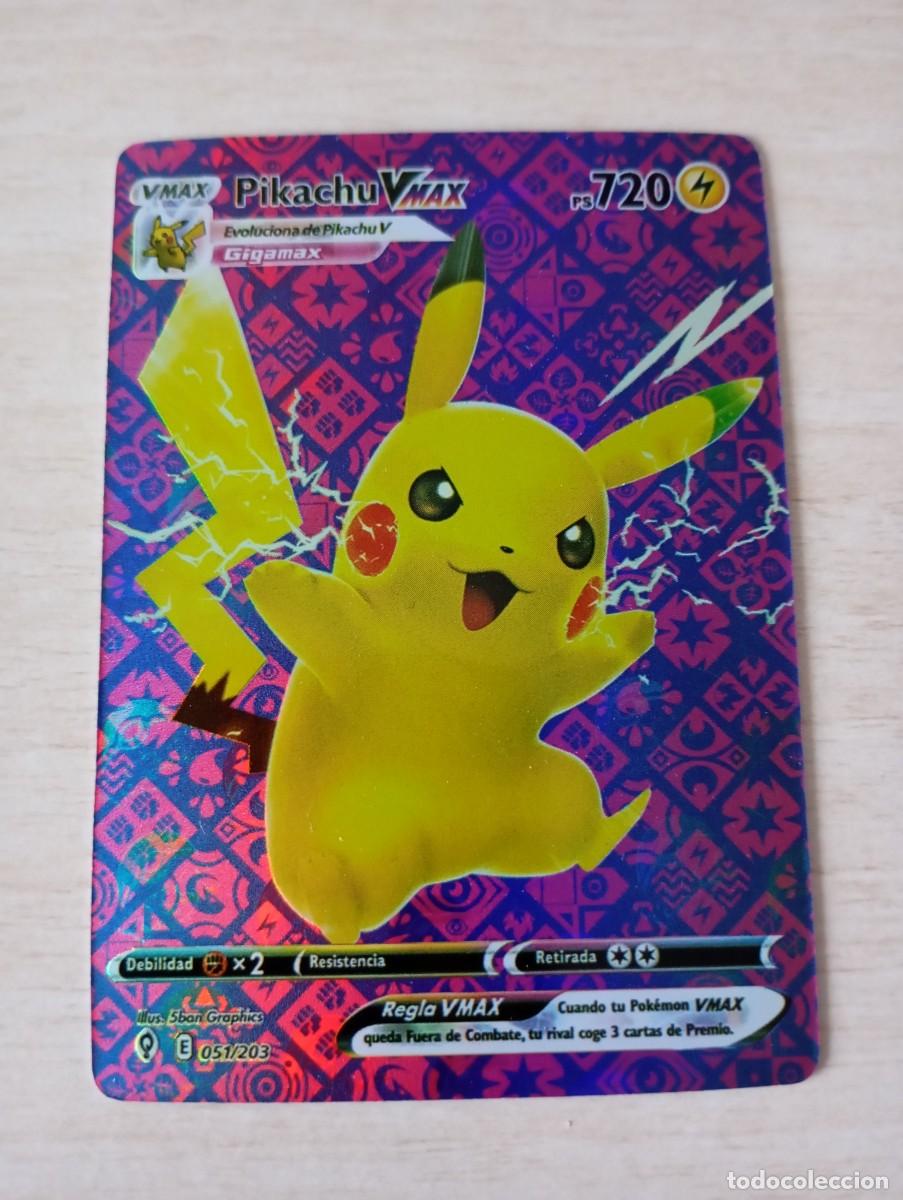 Trading Cards: Carta Pok&eacute;mon Pikachu VMAX Proxy