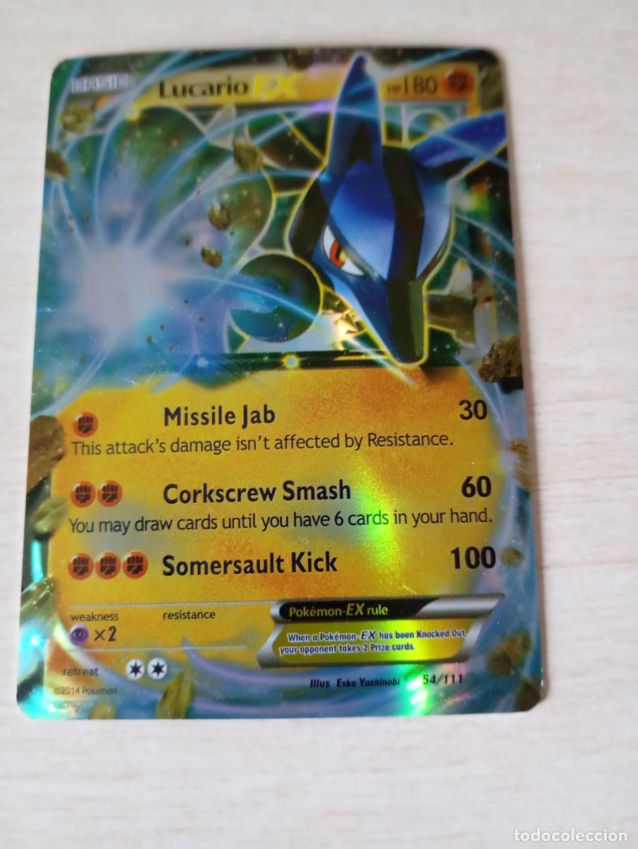 Trading Cards: Carta Pok&eacute;mon Lucario EX Proxy