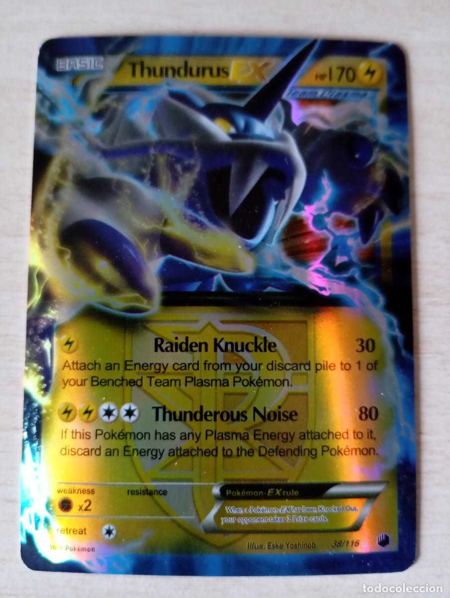 Trading Cards: Carta Pok&eacute;mon Thundurus EX Proxy