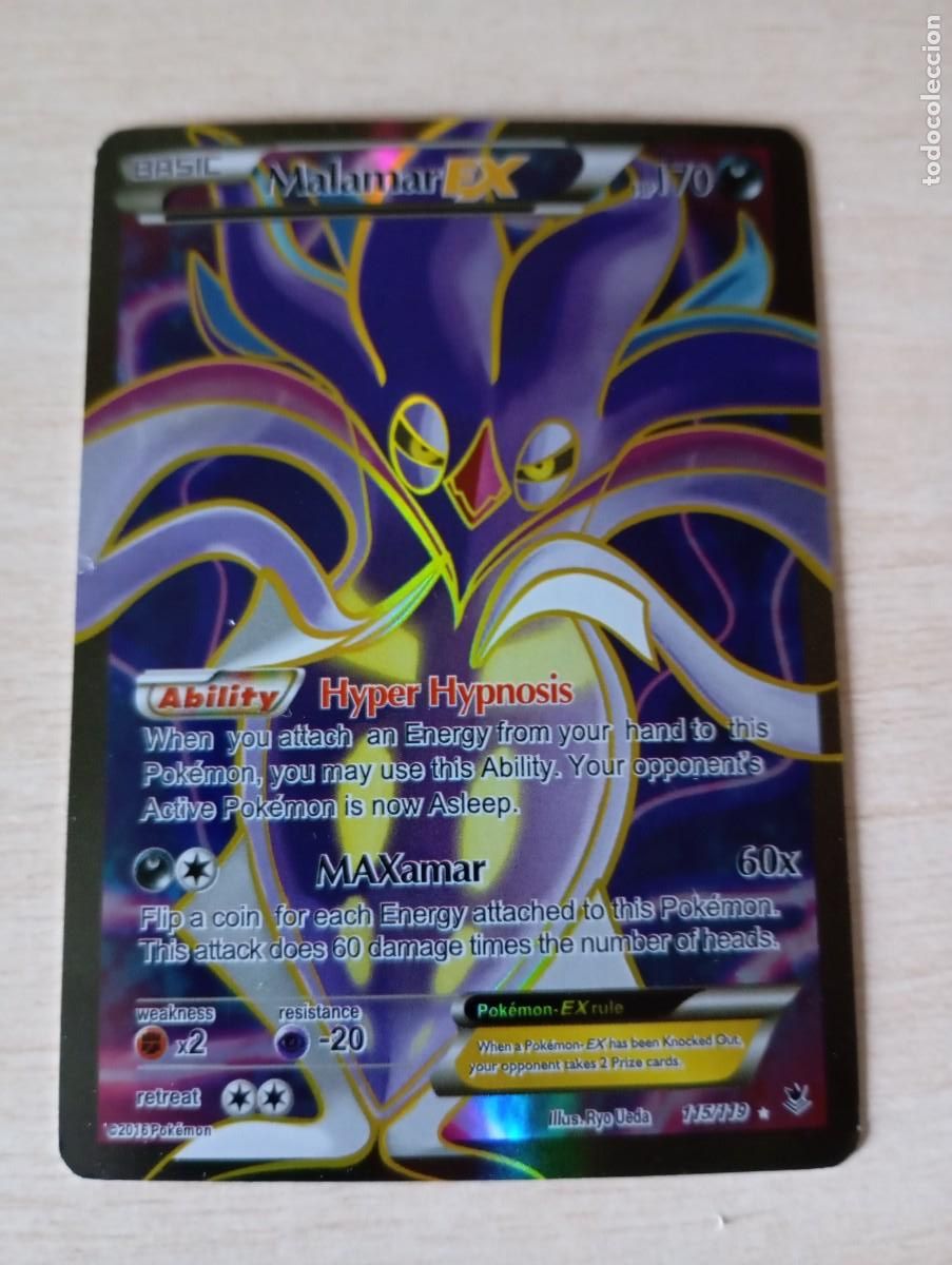 Trading Cards: Carta Pok&eacute;mon Malamar EX Proxy