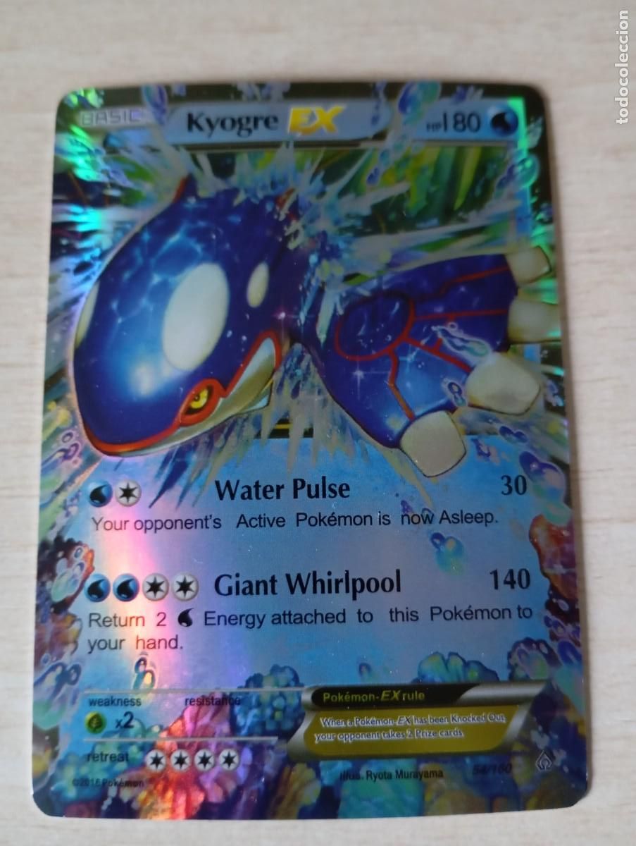 Trading Cards: Carta Pok&eacute;mon Kyogre EX