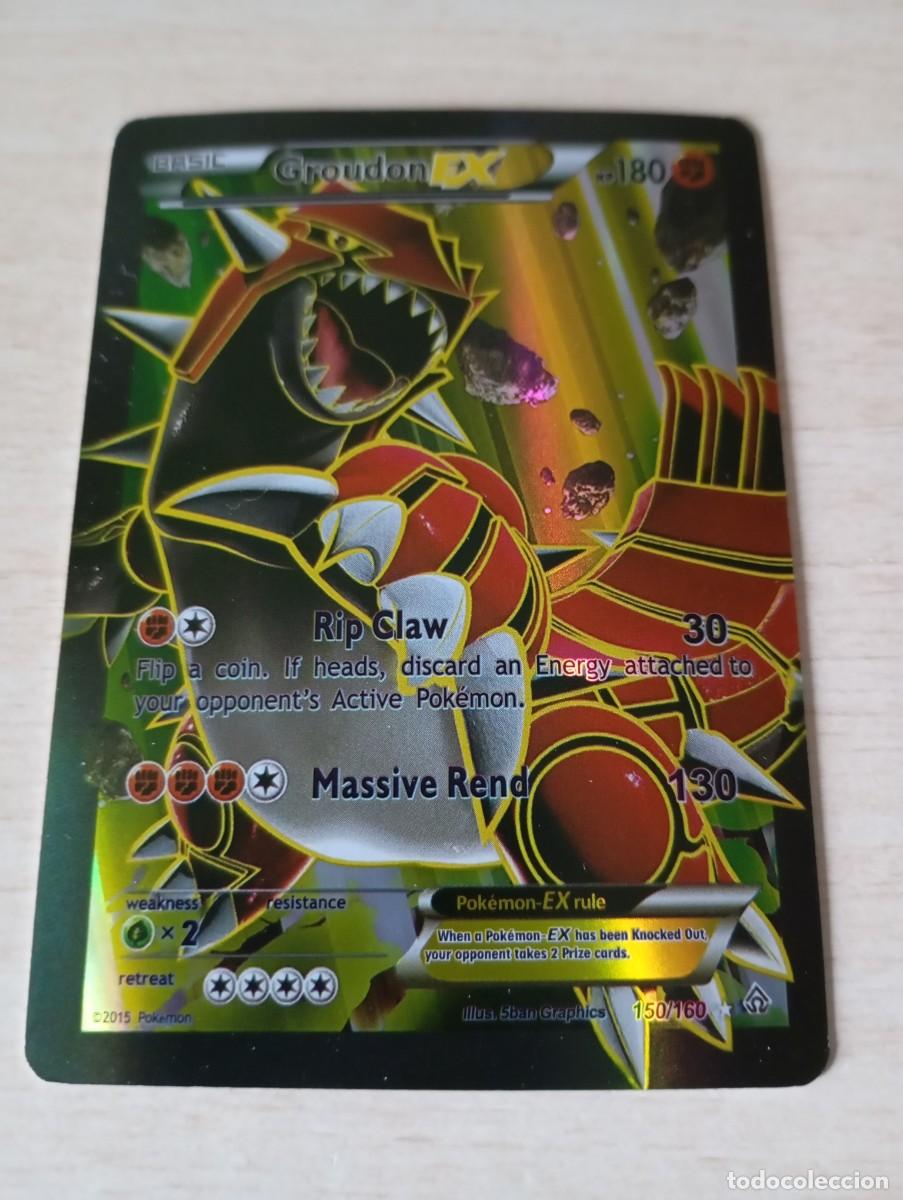 Trading Cards: Carta Pok&eacute;mon Groudon EX Proxy