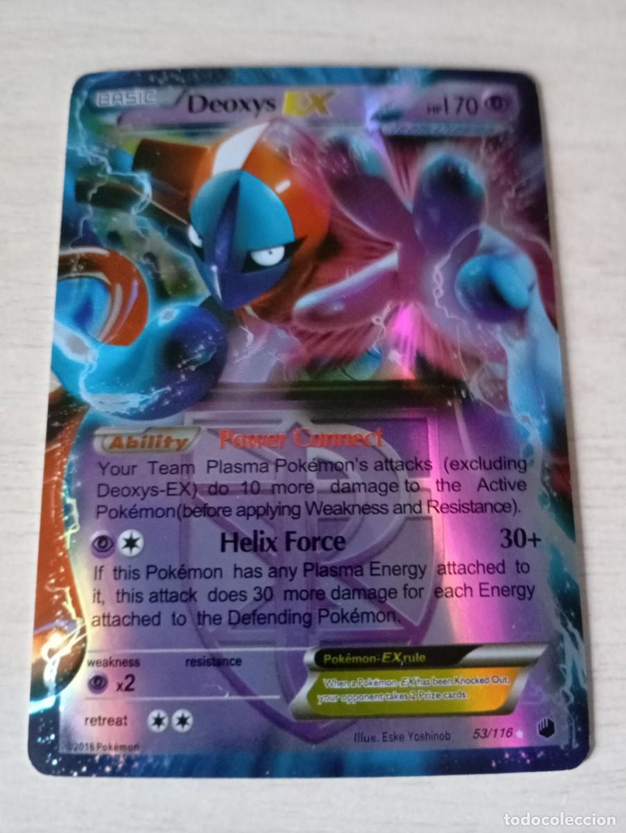 Trading Cards: Carta Pok&eacute;mon Deoxys EX Proxy