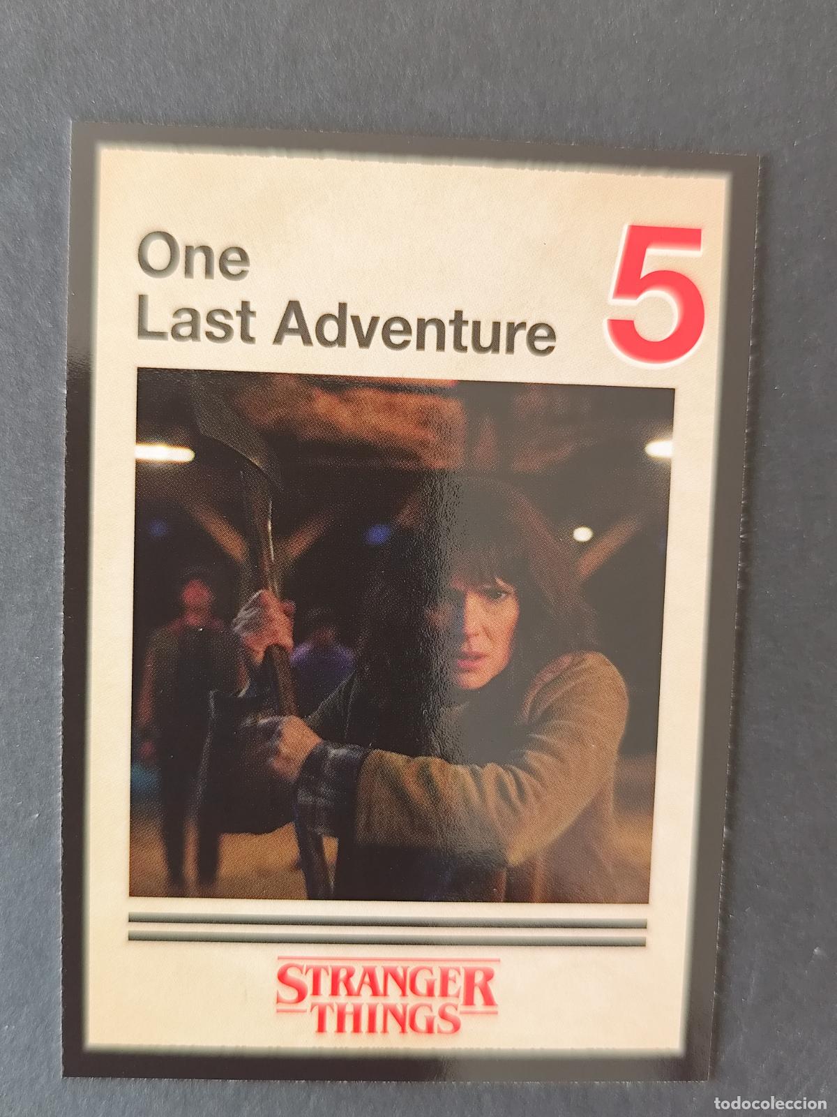 Trading Cards: CARD 104 UNA &Uacute;LTIMA AVENTURA STRANGER THINGS THIS IS OUR STORY 2026 PANINI