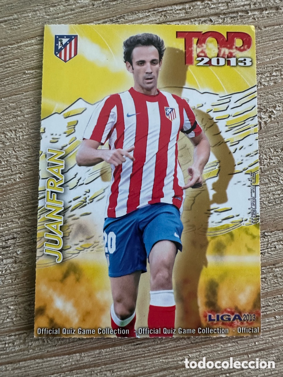 Figurine Collezionabili: JUANFRAN AT MADRID 553 TOP 2013 MATE QUIZ GAME COLLECTION MUNDICROMO 2013 12-13 2012-2013